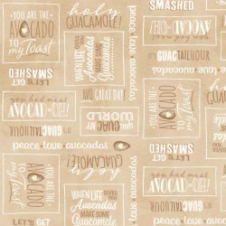 AVOCADO WORLD ON MINKY- NOT FOR PURCHASE BY MANUFACTURERS