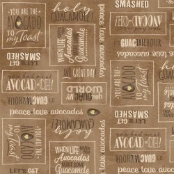 AVOCADO WORLD ON MINKY- NOT FOR PURCHASE BY MANUFACTURERS