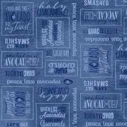 AVOCADO WORLD ON MINKY- NOT FOR PURCHASE BY MANUFACTURERS