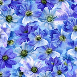 FRESH BOUQUET ON MINKY