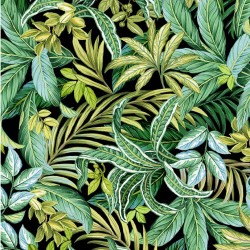 JUNGLE FOLIAGE ON MINKY