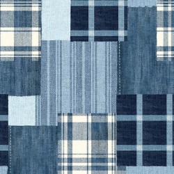 DENIM BLUES ON MINKY