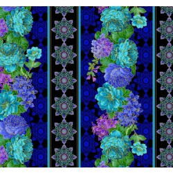 OPULENT STRIPES ON MINKY