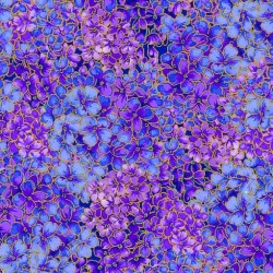 OPULENT HYDRANGEA ON MINKY