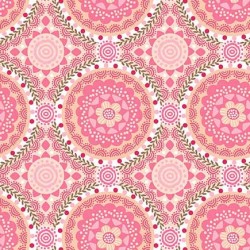 ELEGANT MEDALLIONS ON MINKY