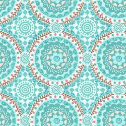 ELEGANT MEDALLIONS ON MINKY