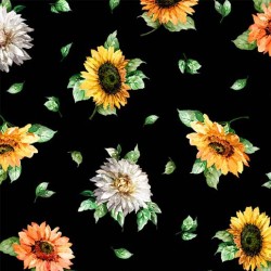 SUNFLOWER SPLENDOR ON MINKY