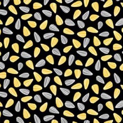 SUNFLOWER SEEDS ON MINKY