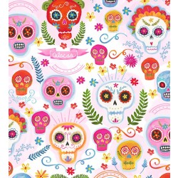 SUGAR SKULLS on MINKY