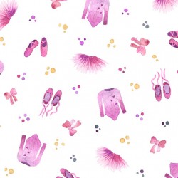 FRILLY PINK ON MINKY