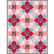 Bloomin" Enchanted Dreams Lap Quilt by Miss Winnie Designs 54"x72"