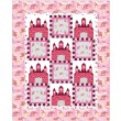 Fairy Tales Pink Quilt by heidi pridemore /64"x79"