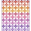Monkey Bars Fresco coral reef Quilt by Natalie Crabtree /67.5"x75"-free pattern available in August, 2022