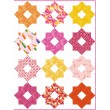 Garden Delight Pink Quilt by Susan Emory /54"x72" 