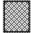 Going in Cirlces Black and White Quilt by Seams like a Dream /62"x74"