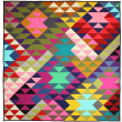 Modern Prism Quilt by Tara  Faughnan / 60x63"
