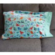Rainbow Dino pillow cases made by Lindsay Chieco- Inspiration ONLY