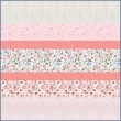 Rosy MINKY Strip Quilt