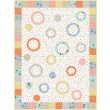 ring toss - sew seeds of love quilt by swirly girls design /48"x64"
