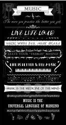 MUSIC APPRECIATION -24" panel