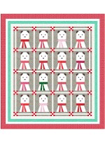 MINKY A Beary Christmas Quilt by Wendy Sheppard / 72.5"x80.5"