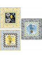 Bee Happy Mini Quilt Quilt by Susan Emory /20"x20"