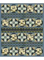 Chase and Buck Quilt by Heidi Pridemore / 63"x76" 