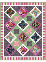 City Garden Brite Quilt by Natalie Crabtree /58"x75"