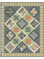City Garden Urban Quilt by Natalie Crabtree /58"x75"