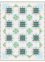 Deck the Halls Quilt by Natalie Crabtree /55"x71-3/4"
