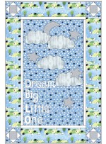 Dreaming Big Boy Quilt by Whistlepig Creek Productions /38"x56"