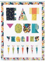 Eat Your Veggies Quilt by Tamara Kate /44"x57"