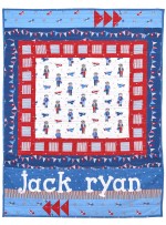 Lullaby Lane Quilt - Flight School by Sassafras Lane Designs /34"x46"