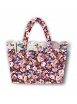 Scalloped Tote by Christine Poor /16"x11.5"x3"