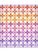 Monkey Bars Fresco coral reef Quilt by Natalie Crabtree /67.5"x75"-free pattern available in August, 2022