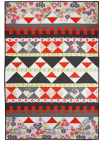 Galinda Quilt by Ellen Maxwell  / 38-3/4 x58"