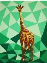 Jungle Abstractions: The Giraffe by Violet Craft - 44x60"