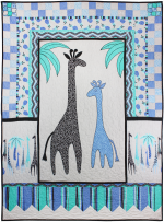 Giraffes, Oh My! Quilt by Marinda Stewart 