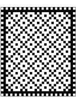 Going in Cirlces Black and White Quilt by Seams like a Dream /62"x74"