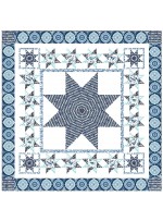Happy Bird Blue by Heidi Pridemore   /53"x53"