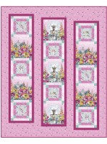 Haute Couture Pink Quilt by Christine Stainbrook /60"x75"