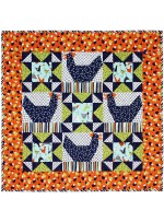 Just us Chickens Quilt by Swirly Girl Design /32x32"