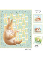 HONEY BUNNY AQUA QUILT KIT