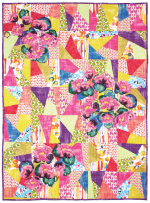 Koi Pond Garden Mosaic by Marinda Stewart /40"x56"