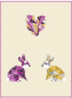 Love Hoppington - Orchid by Violet Craft   /36"x48"