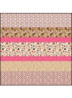 Perk Up MINKY Strip Quilt 57"x57"