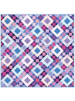Fairy Frost Twilight Sky Quilt by Heidi Pridemore /62.5"x62.5"