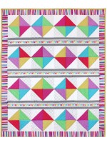 Rainbow Girls crib Quilt by Marinda Stewart /36"x45" 