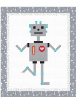 Robbie Robot Quilt by Susan Emory /62"x74"