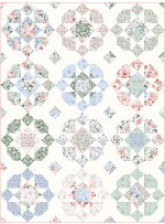 Desert Charm Rosy Quilt by Julie Burton of Running Stitch Quilt - 60"x80"